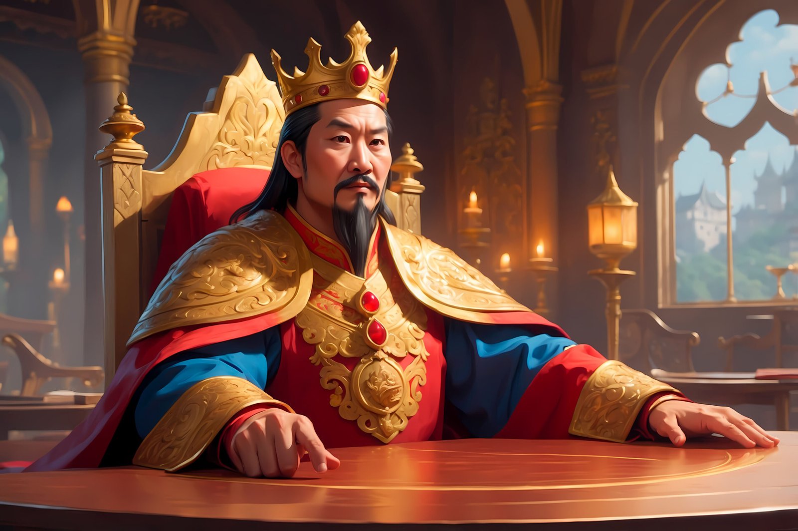 king with crown digital art scaled