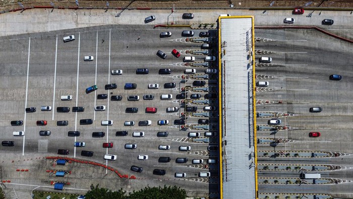 Info Arus Mudik Toll Trans Jawa Pagi Ini: One Way di Km 70-414